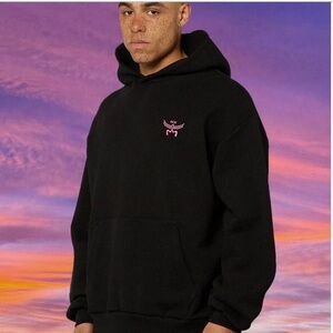 MCM Black Flamingo Graphic Hoodie